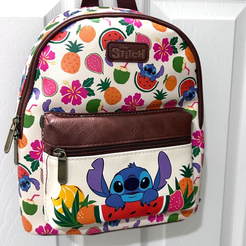 Loungefly Disney Lilo & Stitch Tropical Fruit Print Mini Backpack – NWT